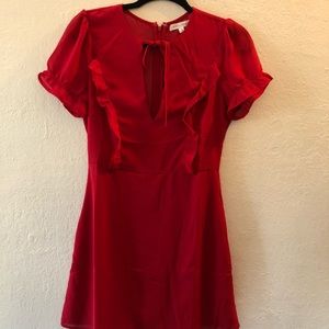 Red Fitted Dress